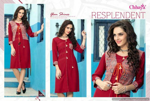 Chaaya-Breeza-Rayon-Kurti-With-Koti